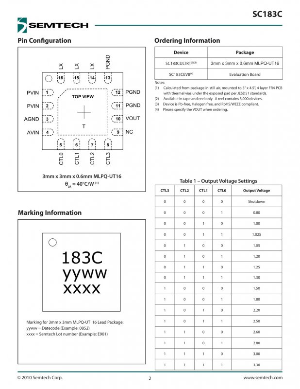 SEMTECH SC183CULTRT index 2