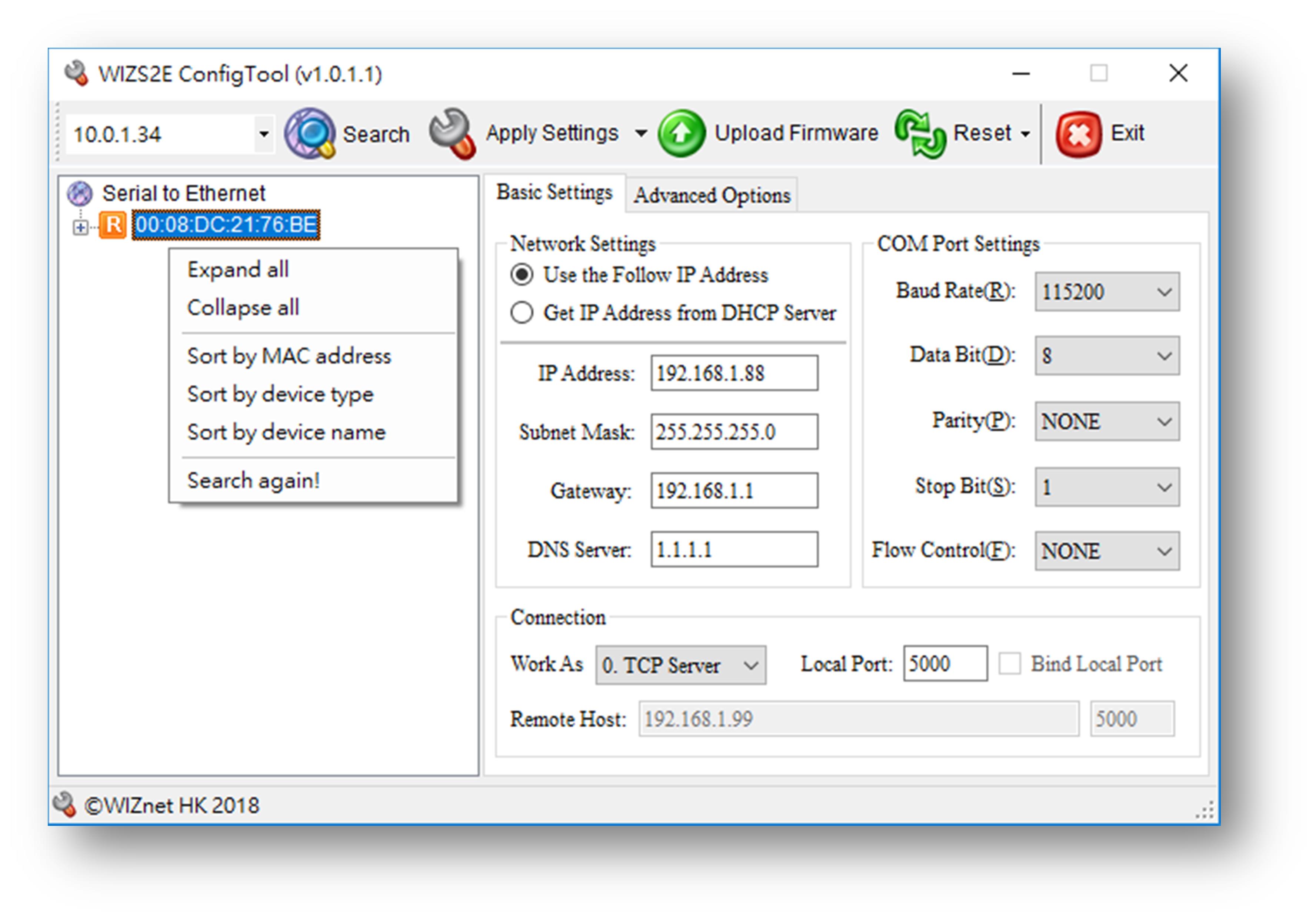 WIZNET W7500-S2E for sale