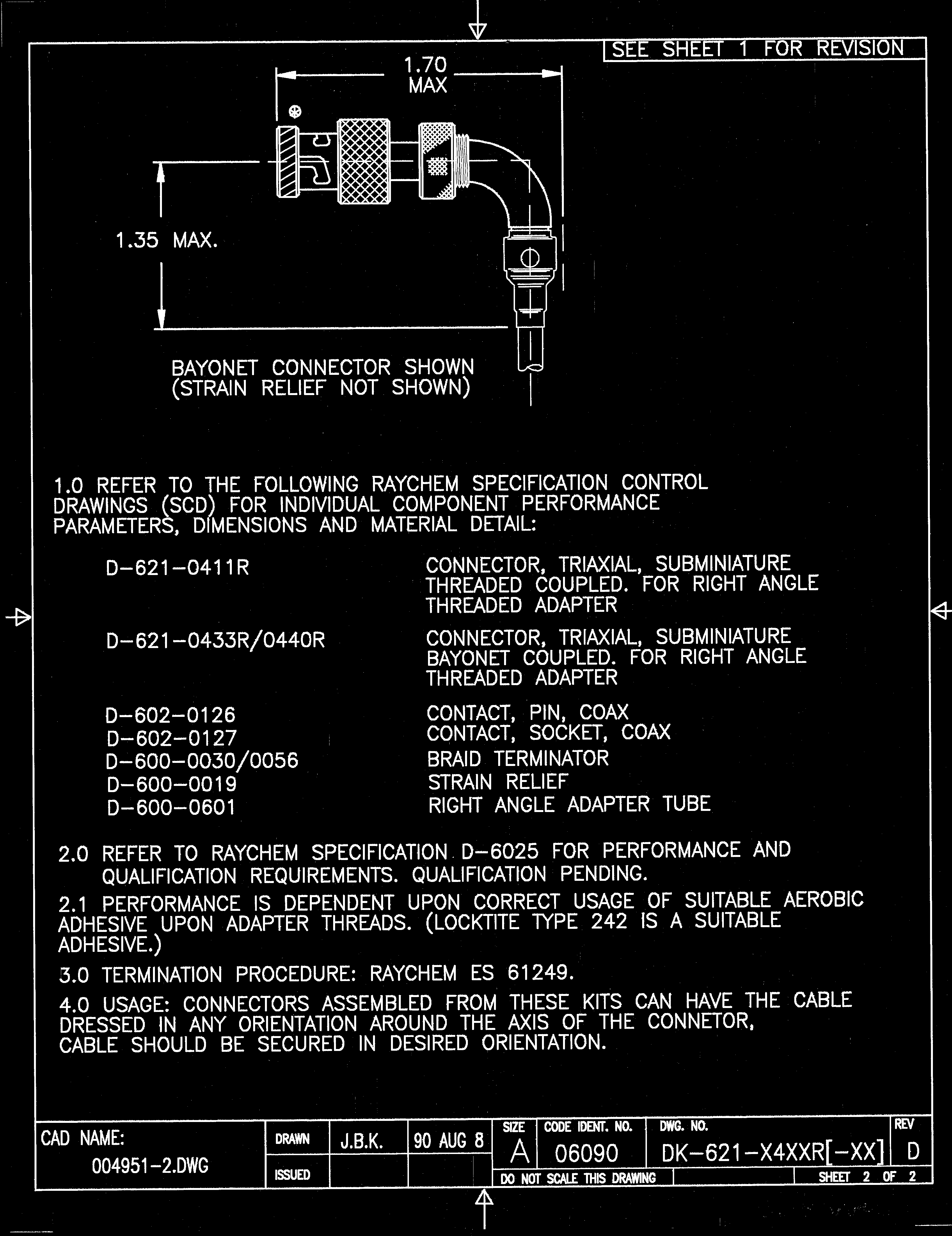 TE Connectivity 8-1191079-4 for sale