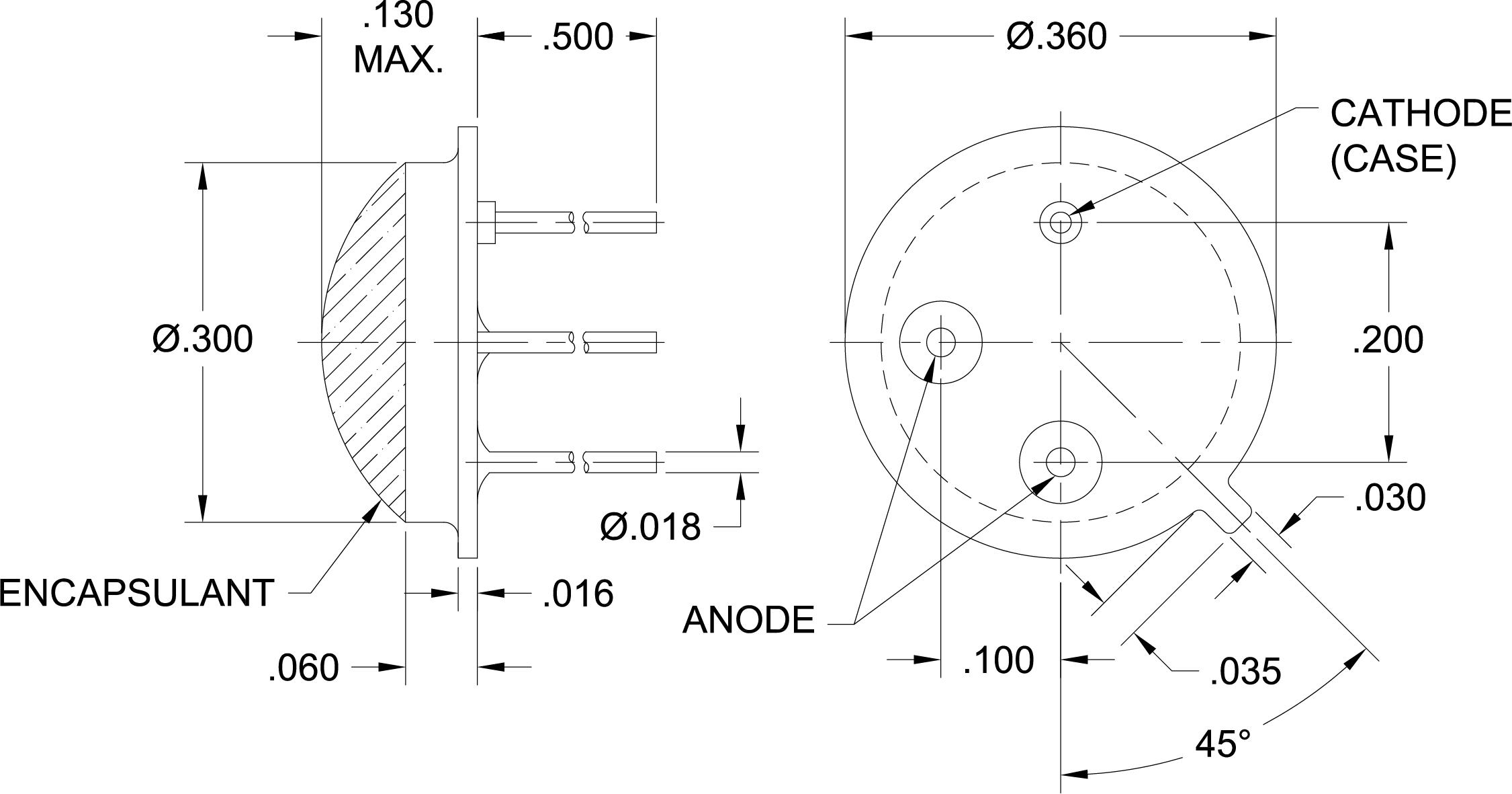 Opto Diode Corp OD-250 for sale