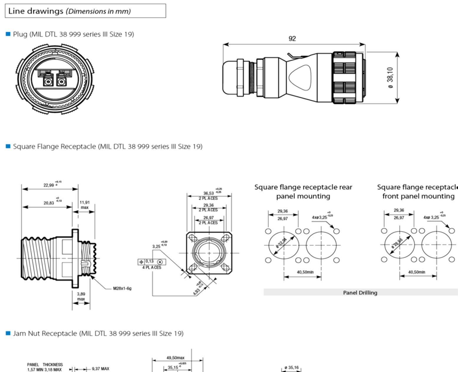 Amphenol LCFTV20NN for sale