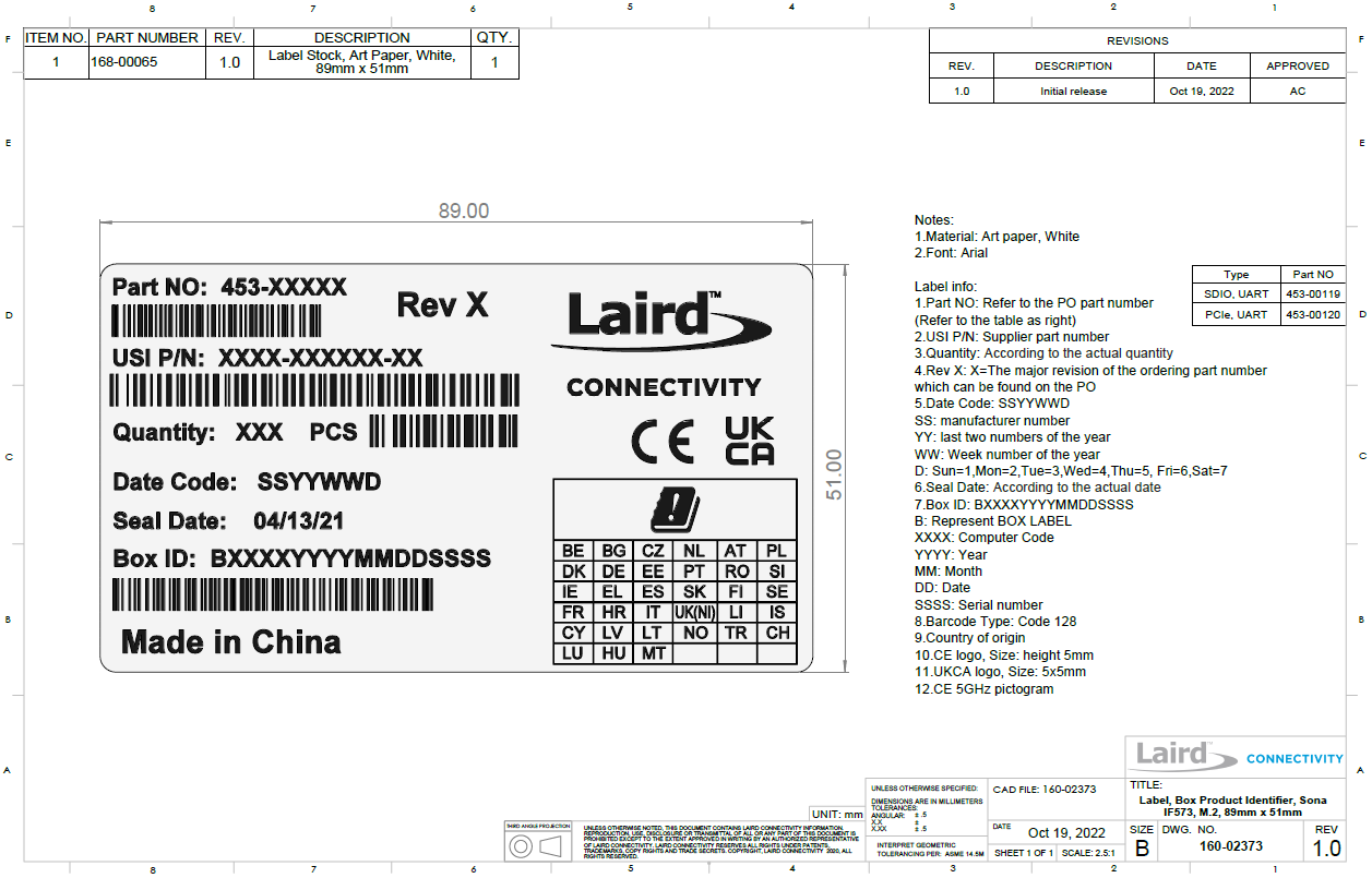 Laird 453-00119 for sale