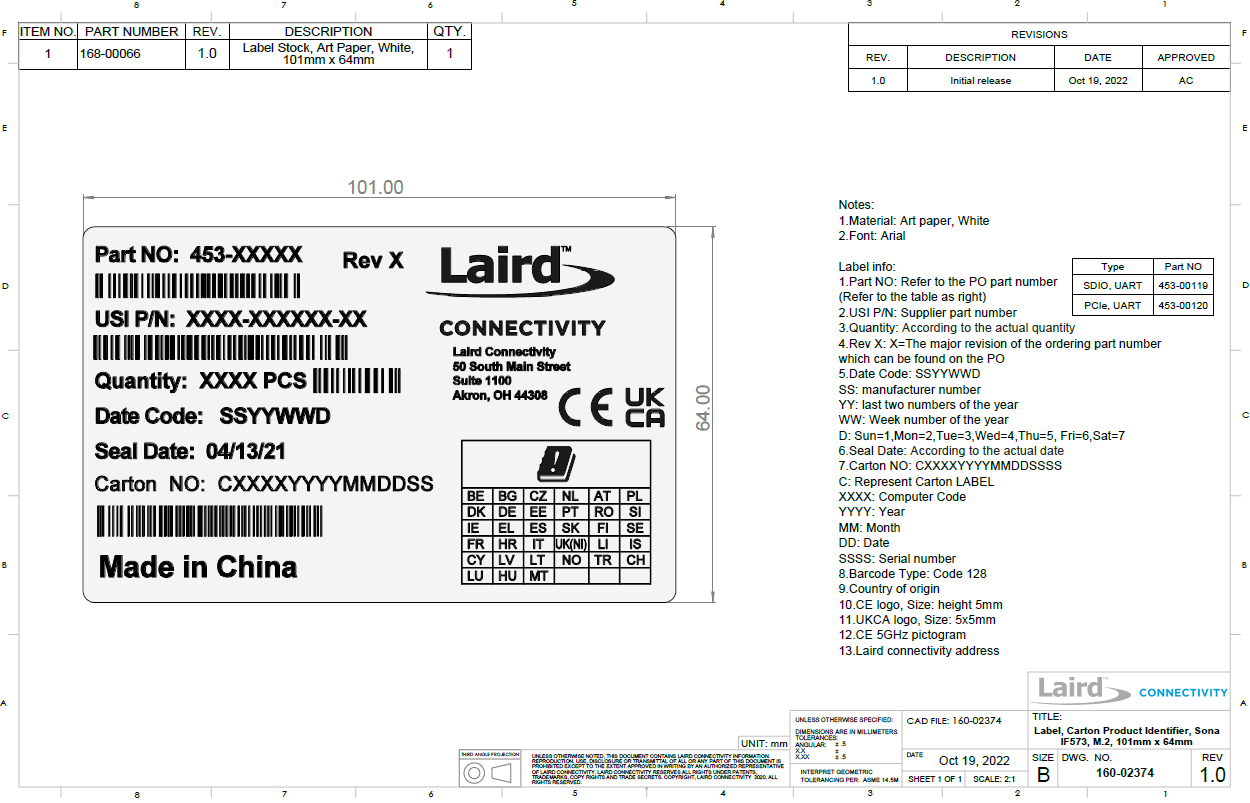 Laird 453-00119 for sale