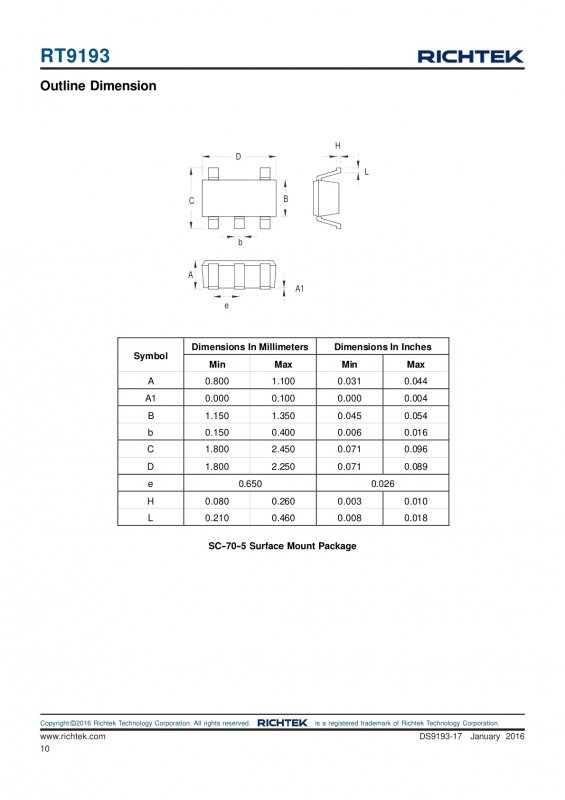 RICHTEK RT9193-15GB(Z00) index 10