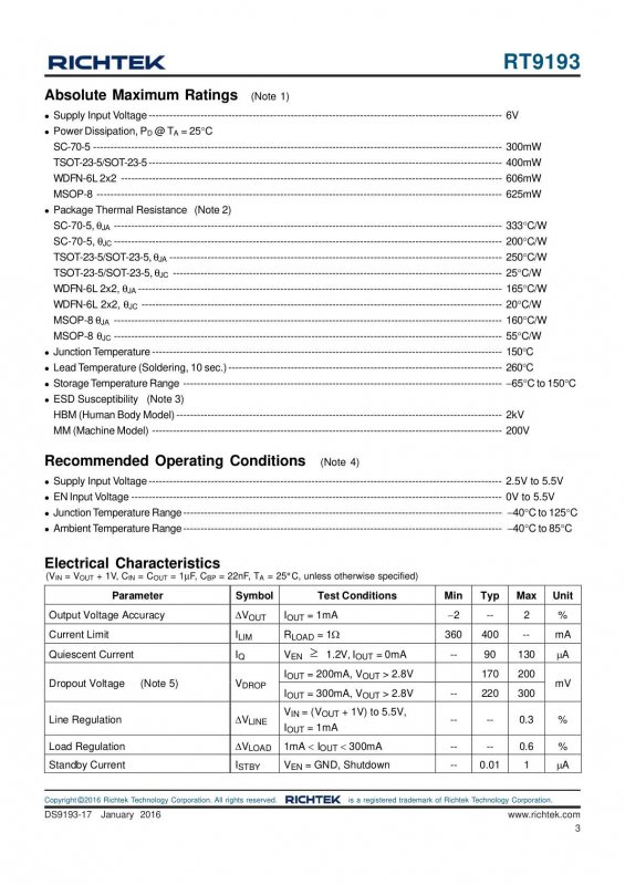 RICHTEK RT9193-15GB(Z00) index 3
