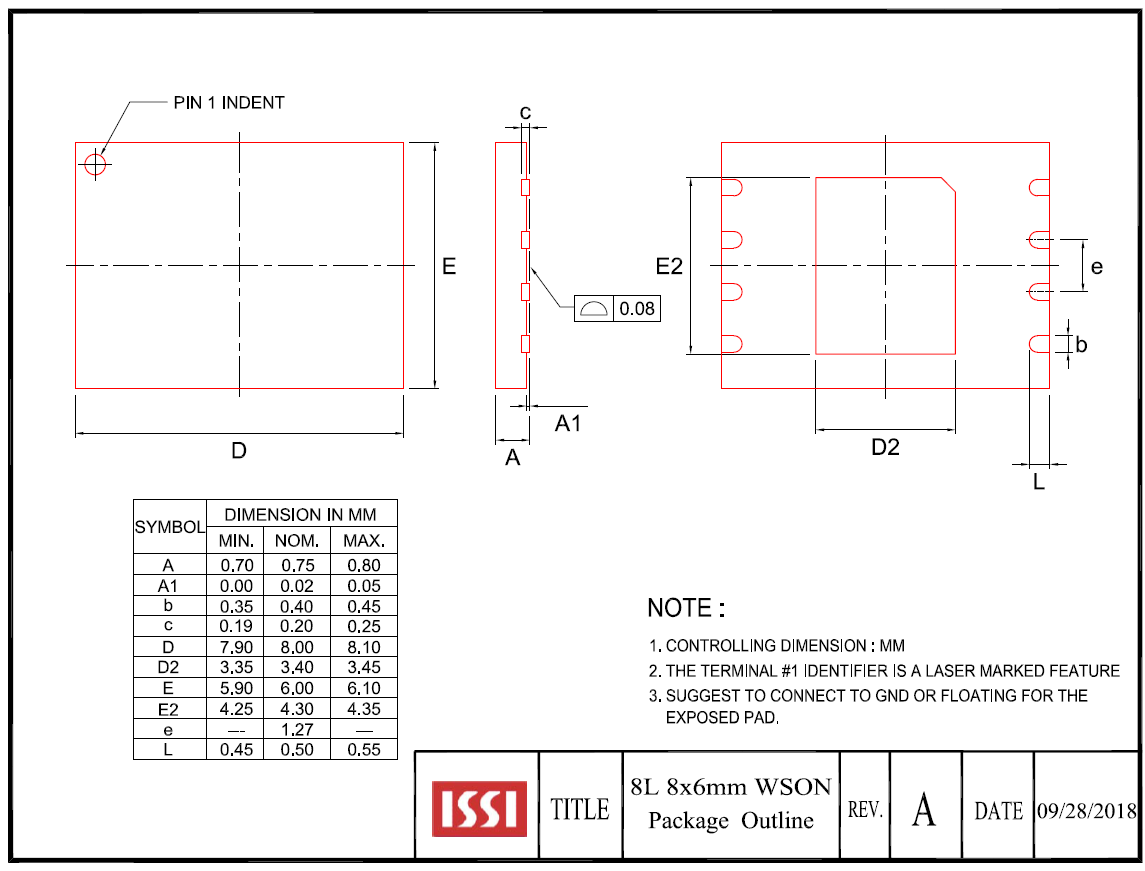 Johanson Dielectrics IS25LP256D-JMLE-TY for sale