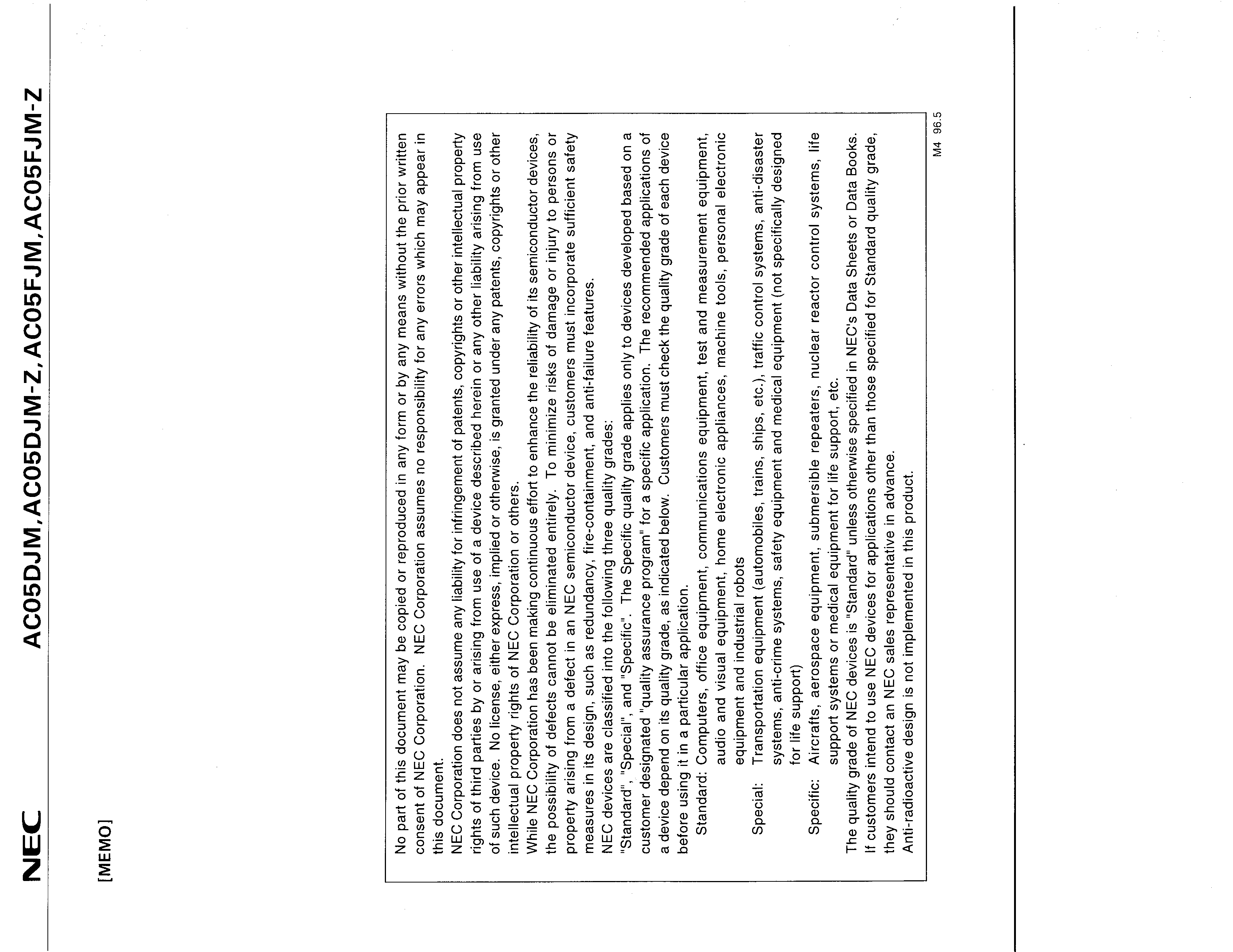 RENESAS AC05FJM-AZ for sale