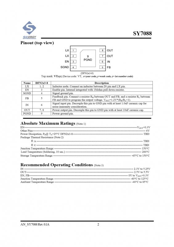 Silergy SY7088DGC index 2