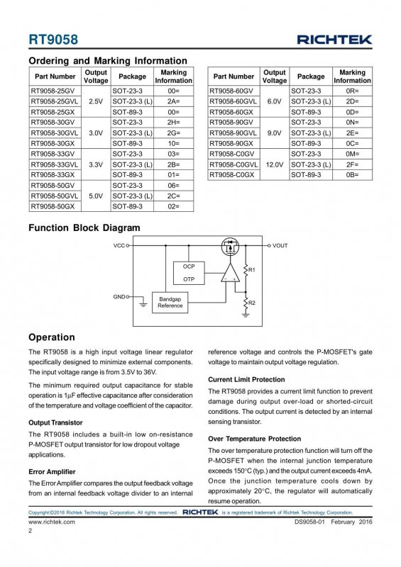 RICHTEK RT9058-60GVL index 2