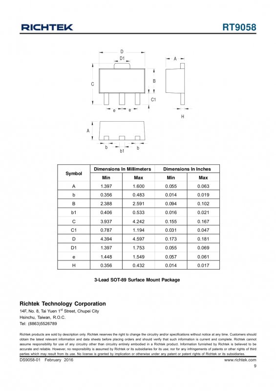 RICHTEK RT9058-60GVL index 9