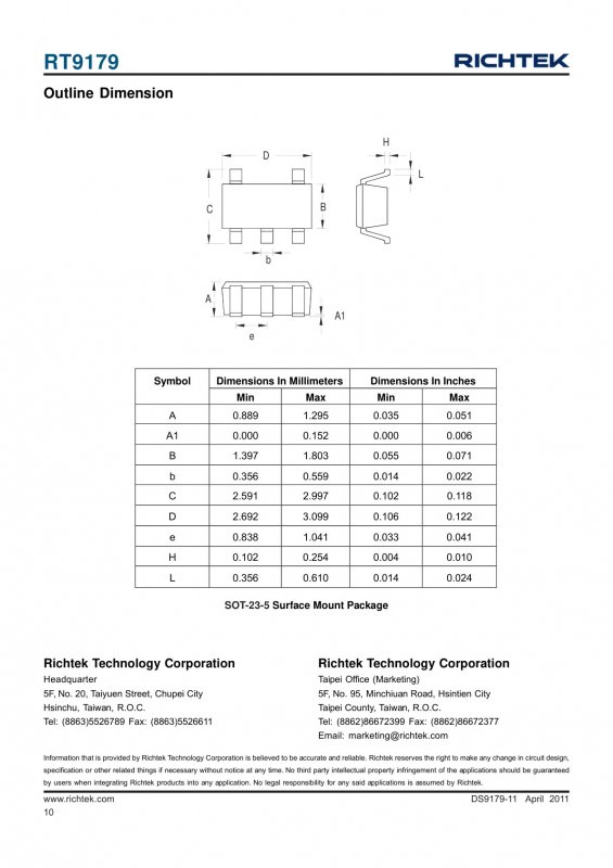 RICHTEK RT9179GB(Z00) index 10