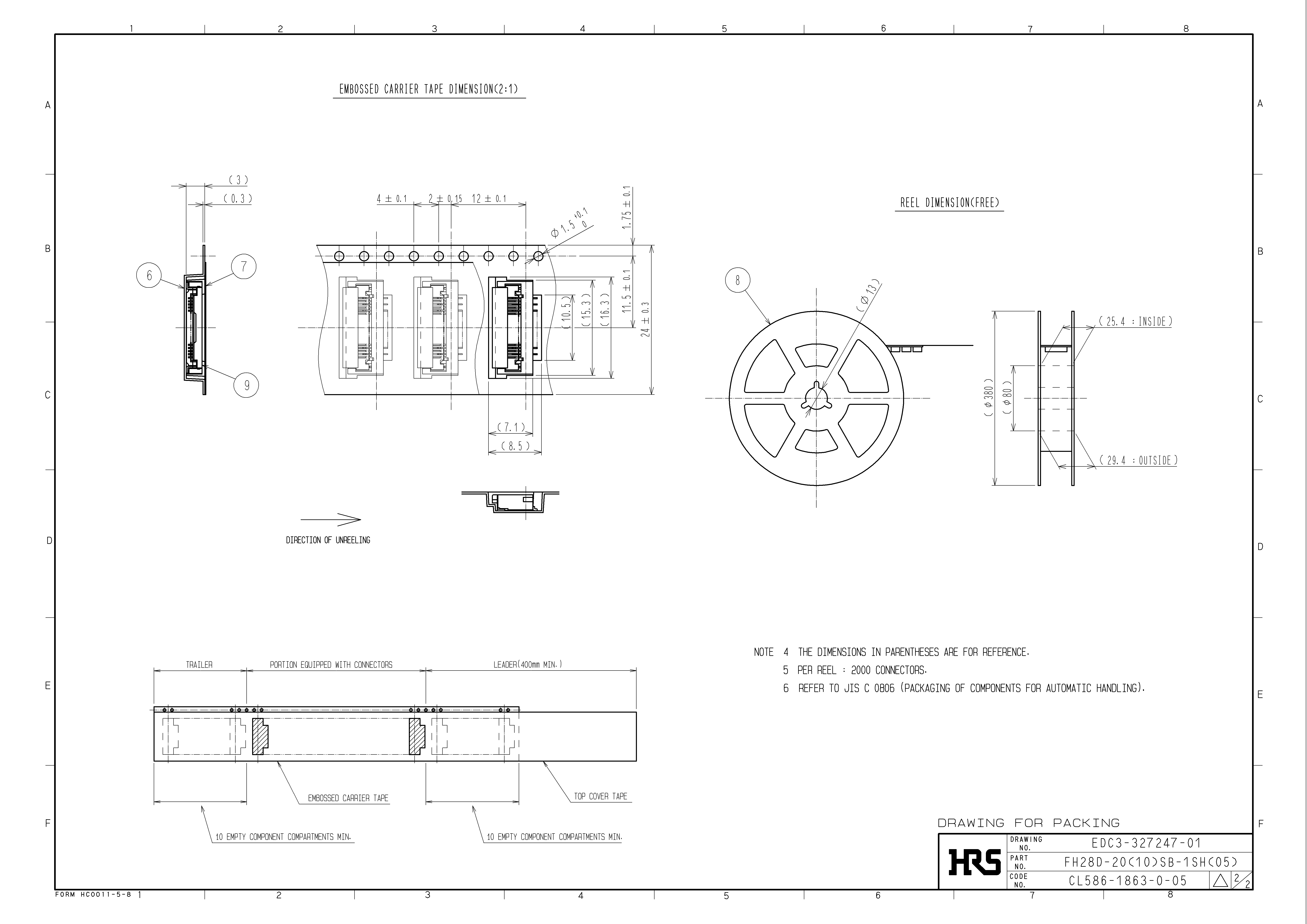 HRS FH28D-20(10)SB-1SH(05) for sale
