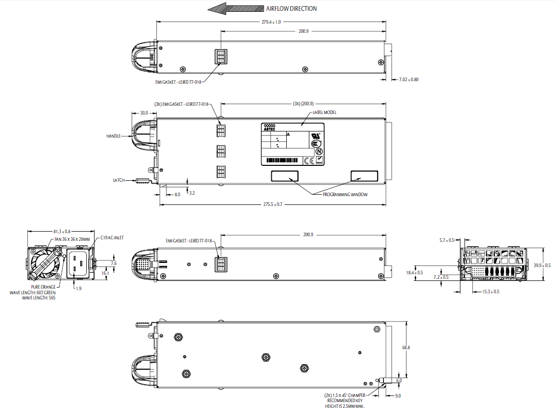 Artesyn DS1200HE-3-003 for sale