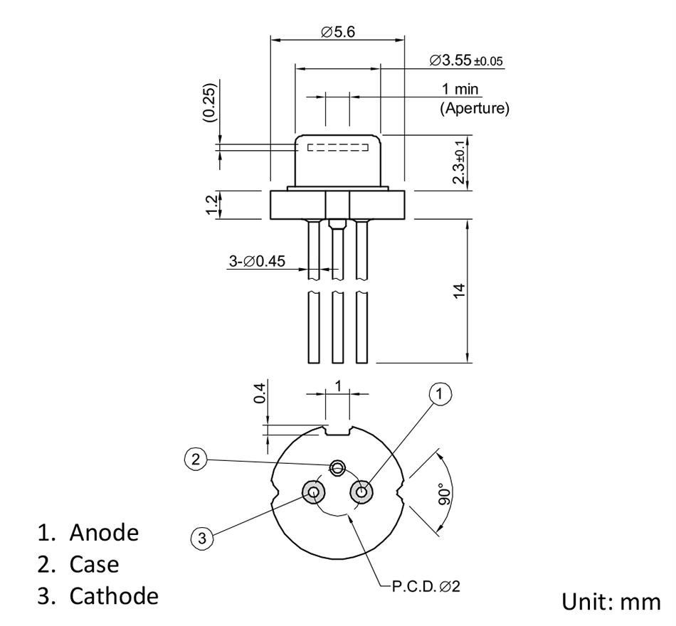 California Eastern Laboratories KPDEA005-56F-B for sale