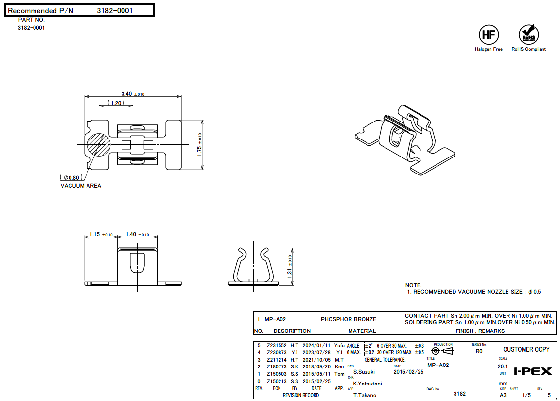 I-PEX 3096-0001 for sale