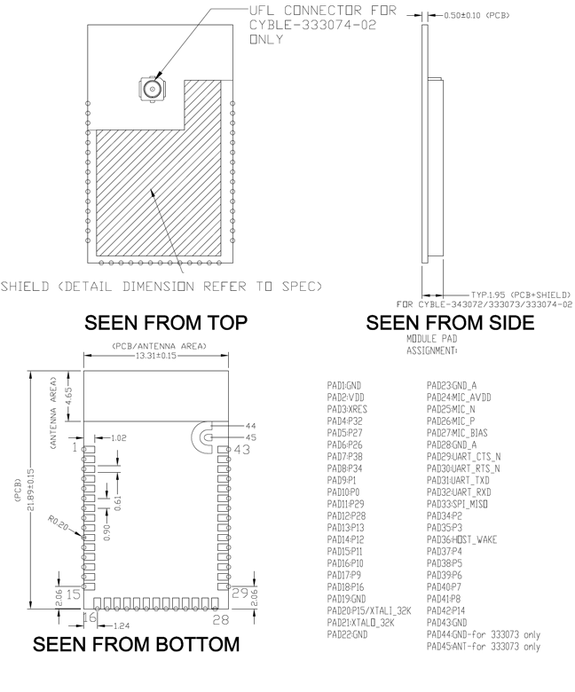 Infineon CYBLE-333073-02 for sale