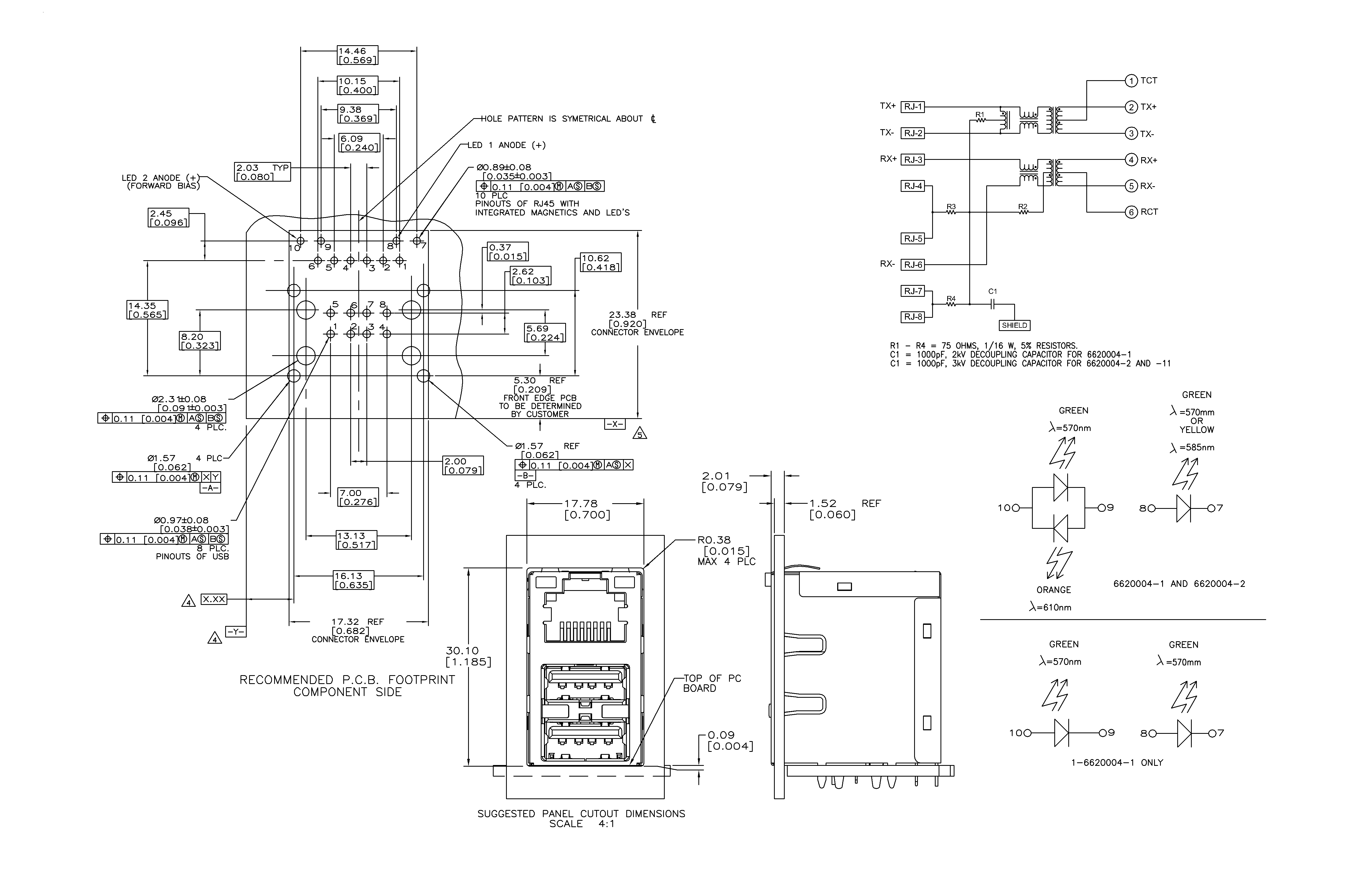 Bel Fuse 6620004-1 for sale