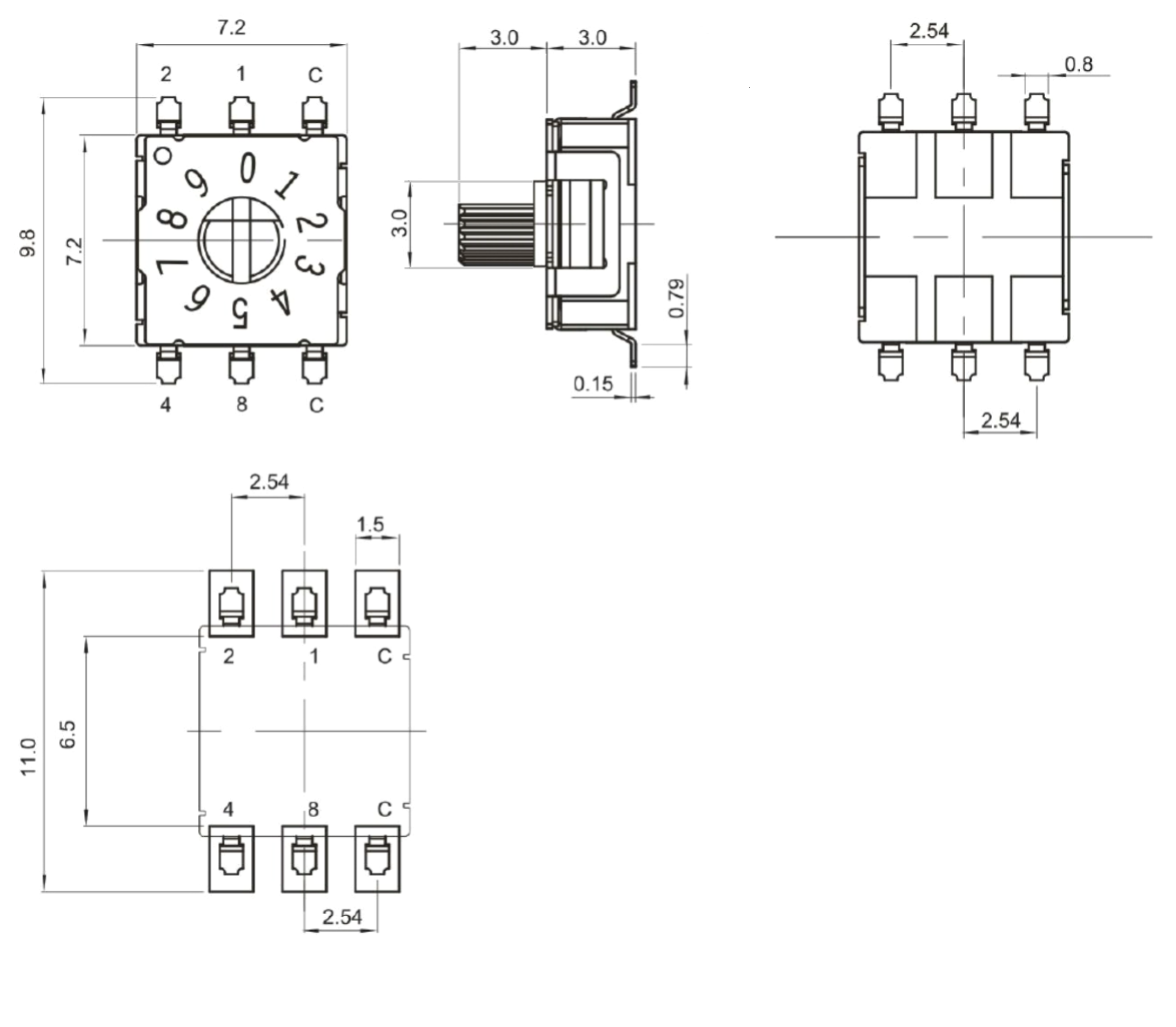 SM Switch SMZ-SDCR-10S-TR for sale