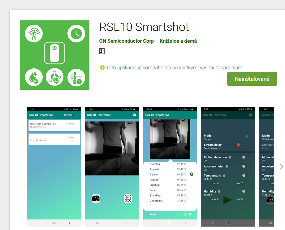 onsemi SECO-RSL10-CAM-COLOR-GEVK for sale