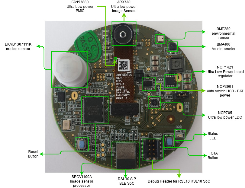onsemi SECO-RSL10-CAM-COLOR-GEVK for sale