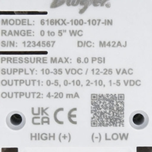 Dwyer 616KX-025-112-MM for sale