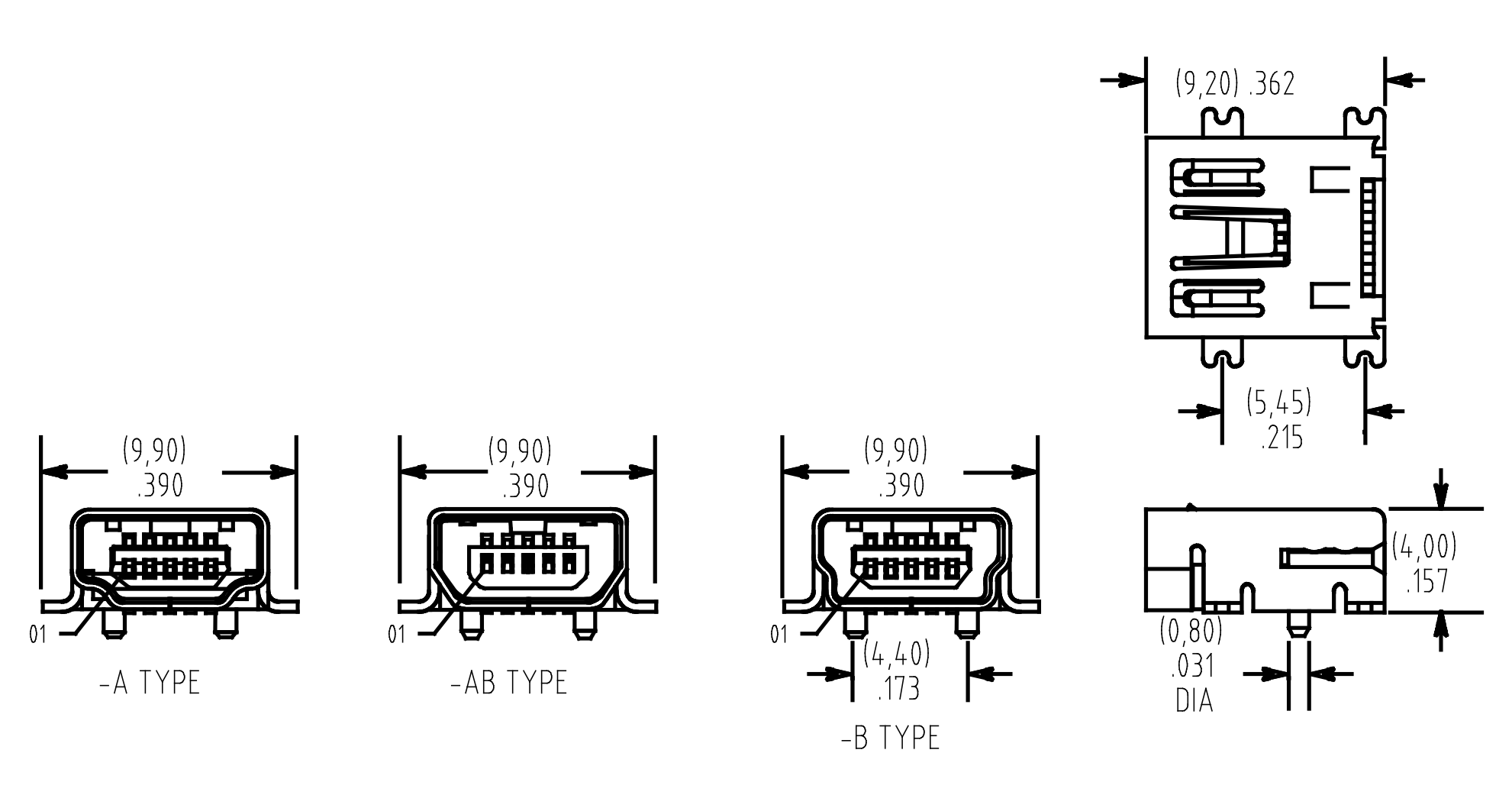 Samtec MUSBR-05-F-O-B-SM-A for sale