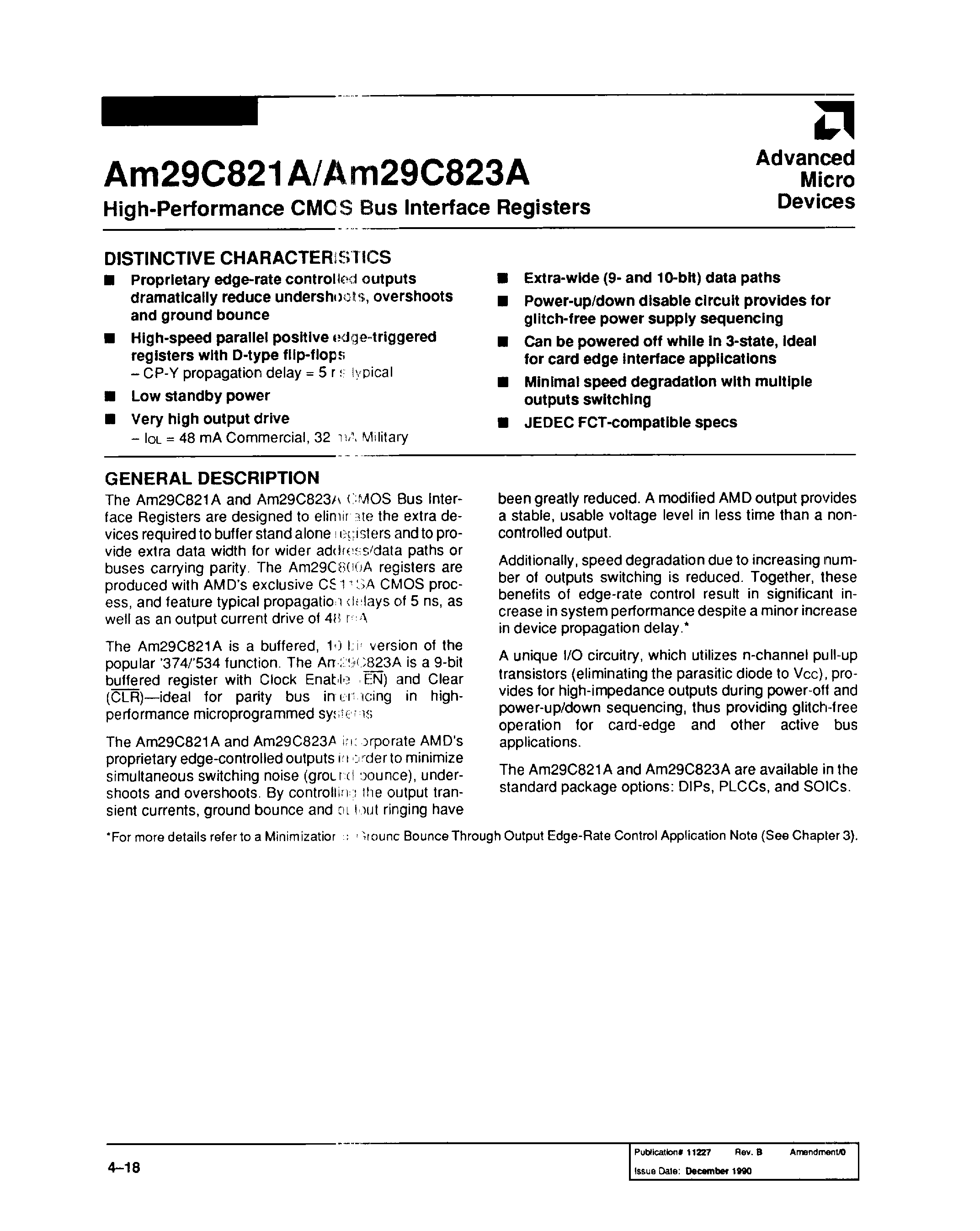 AMD AM29C821APC for sale