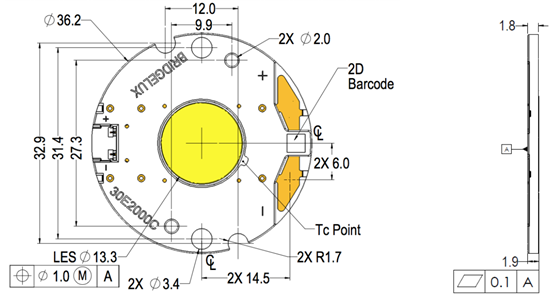 Bridgelux BXRC-40G2000-B-82 for sale