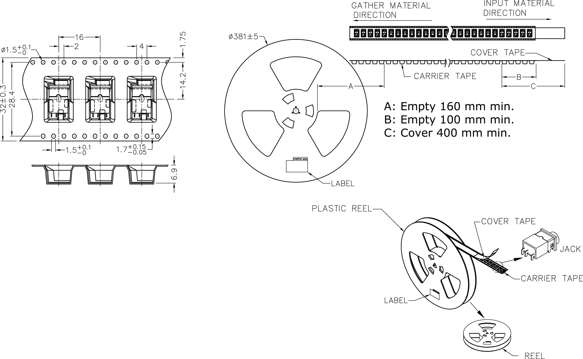 CUI PJ-001DH-67 for sale