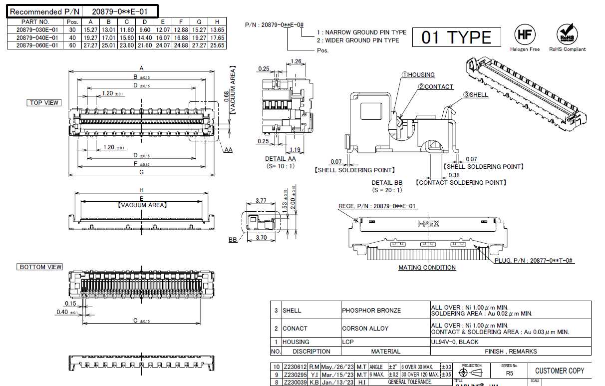 I-PEX 81465-100B-02-D for sale
