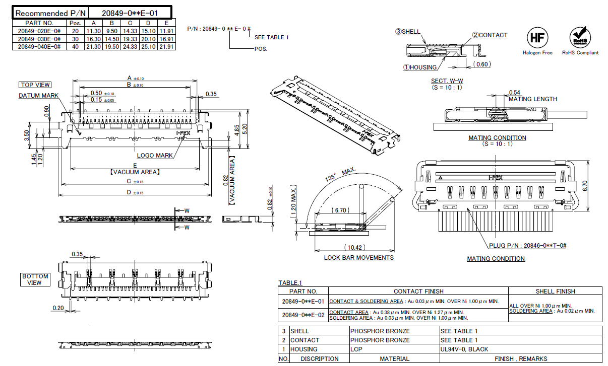 I-PEX 20849-040E-01 for sale