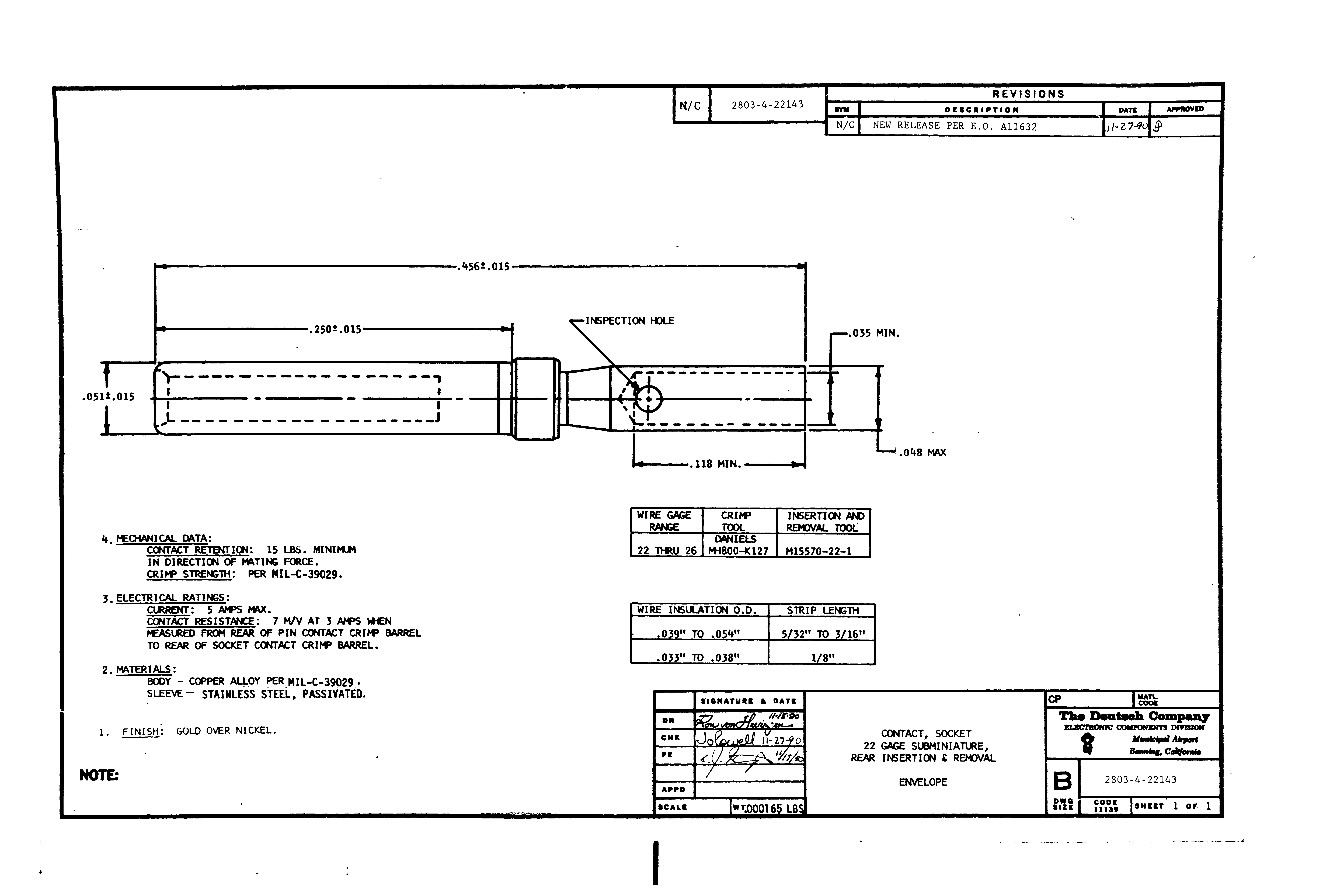 TE Connectivity 2803-4-22143 for sale