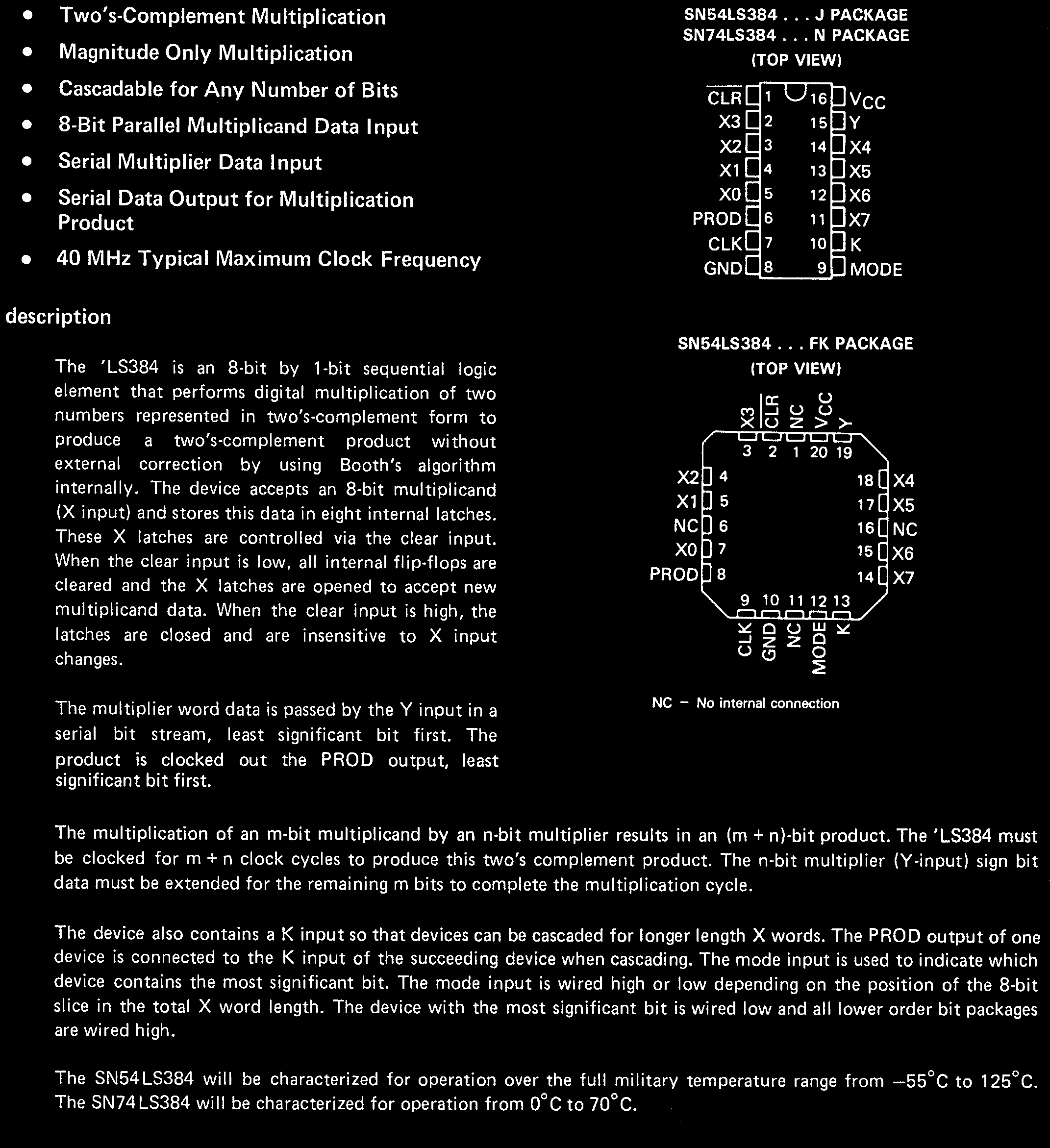 Rochester Electronics 74LS384N for sale