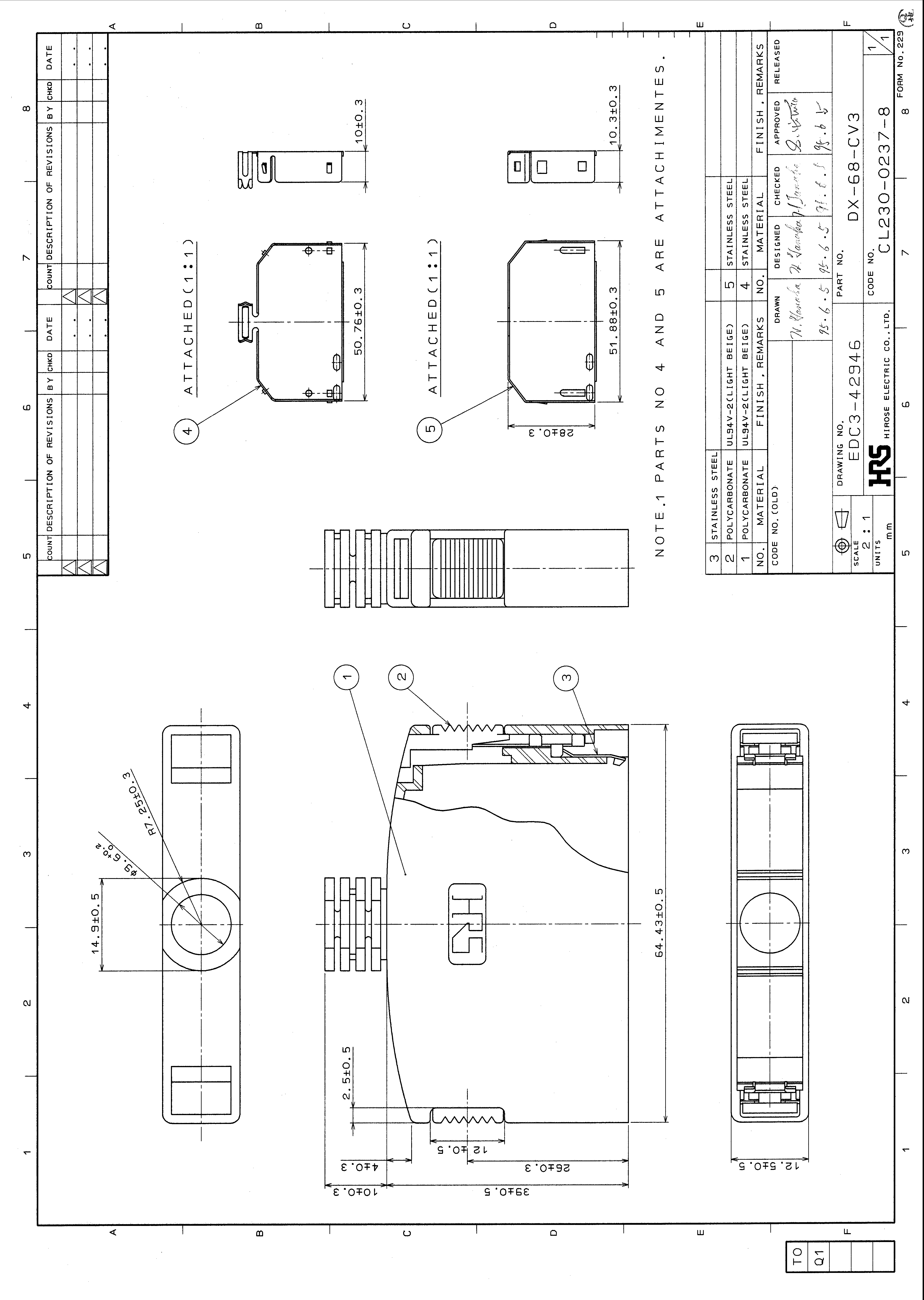 HRS DX-68-CV3 for sale