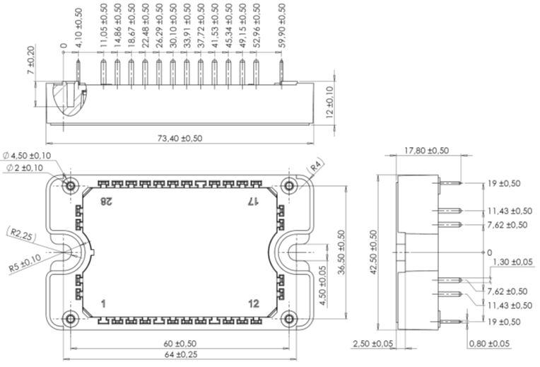 MICROCHIP MSCSM170TAM45CT3AG for sale