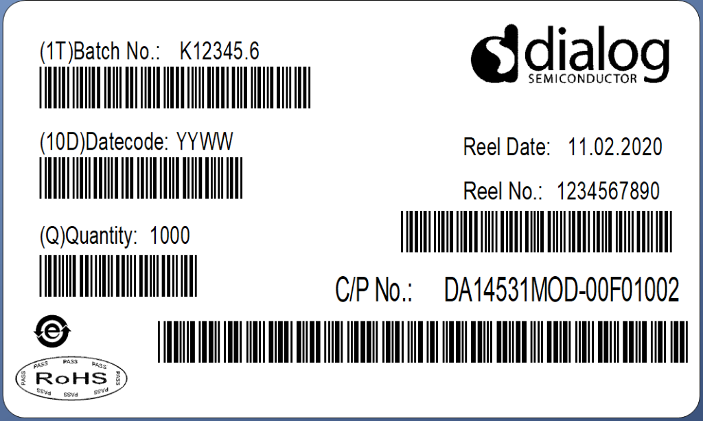 RENESAS DA14531MOD-00F0100C for sale