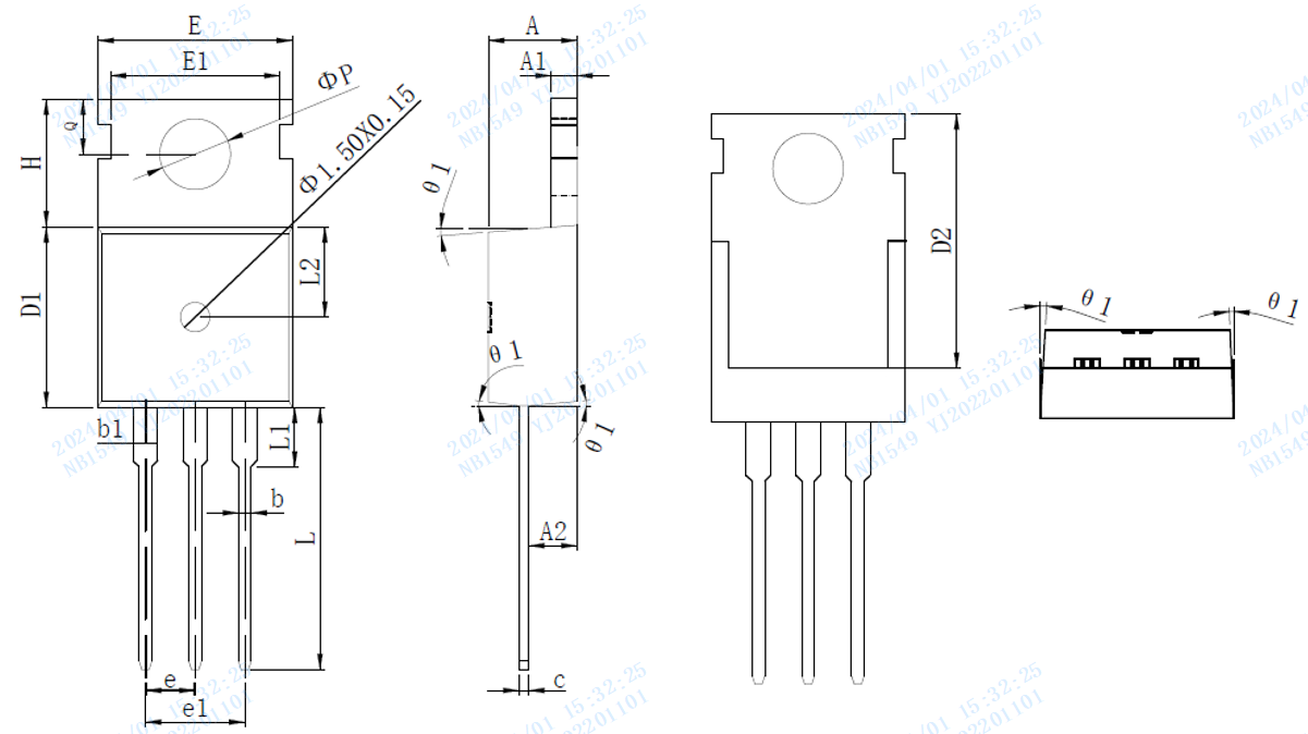YANGJIE DGP15N65CTL for sale