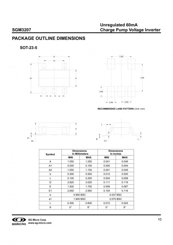 SGMICRO SGM3207YN5G/TR index 10