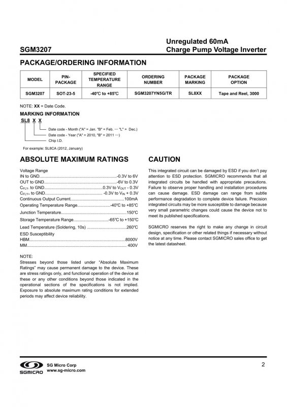 SGMICRO SGM3207YN5G/TR index 2