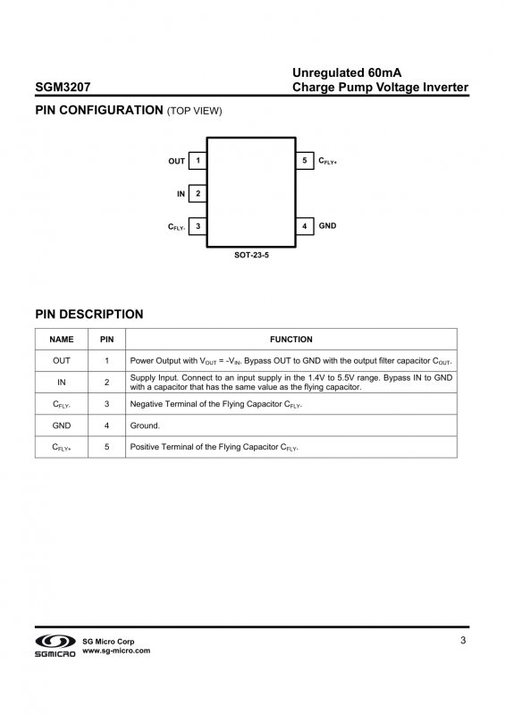 SGMICRO SGM3207YN5G/TR index 3