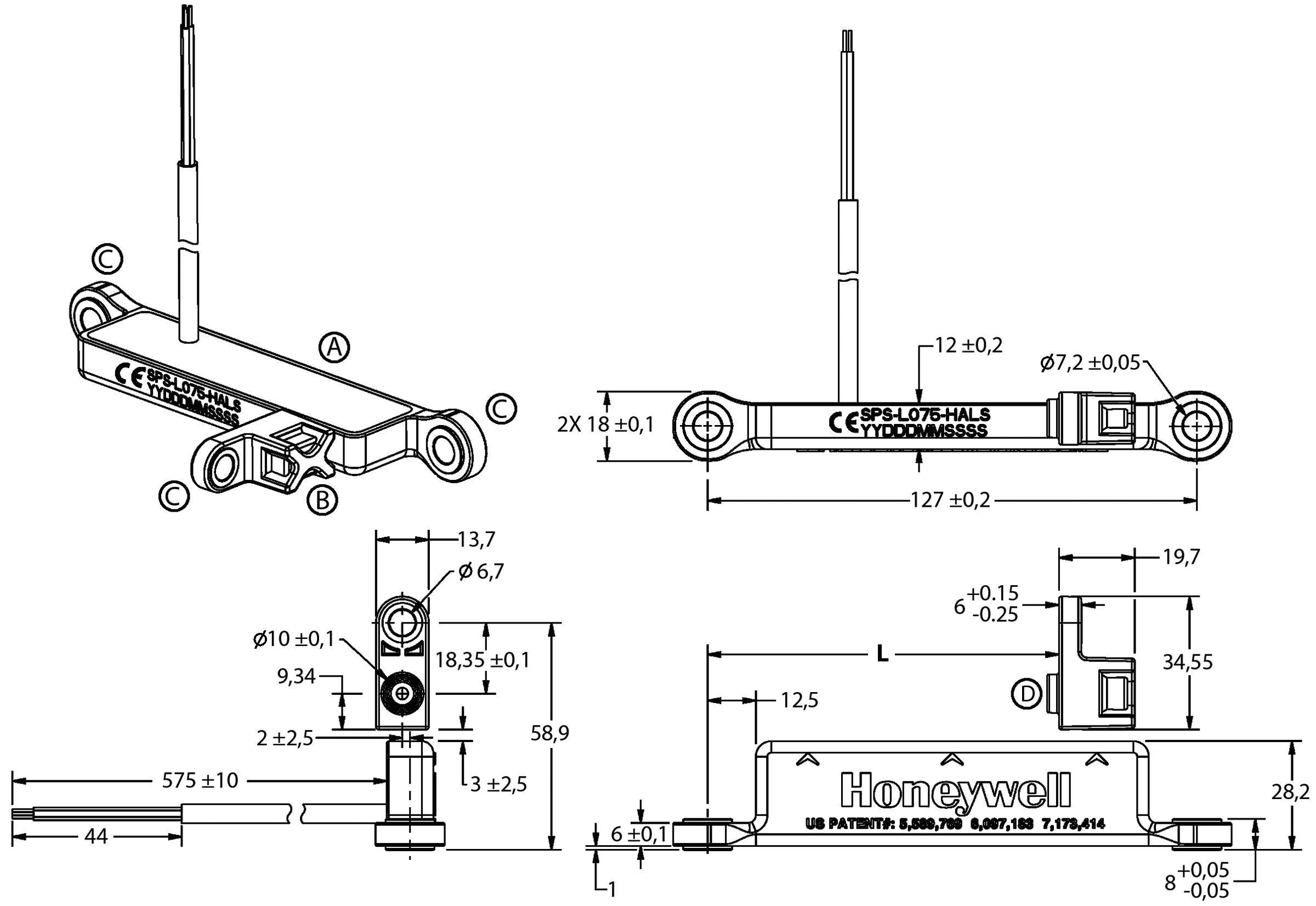 Honeywell SPS-L225-HDLS for sale