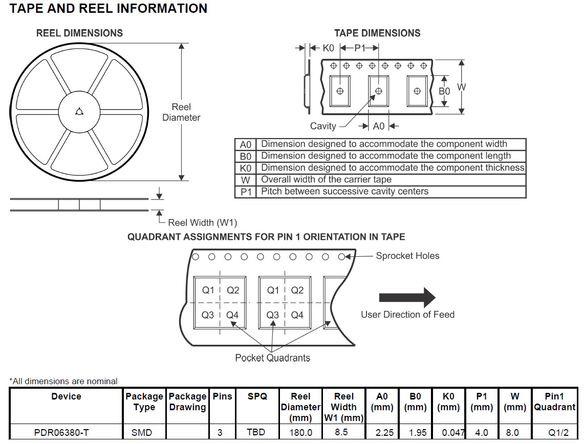 Knowles PDR06380 for sale