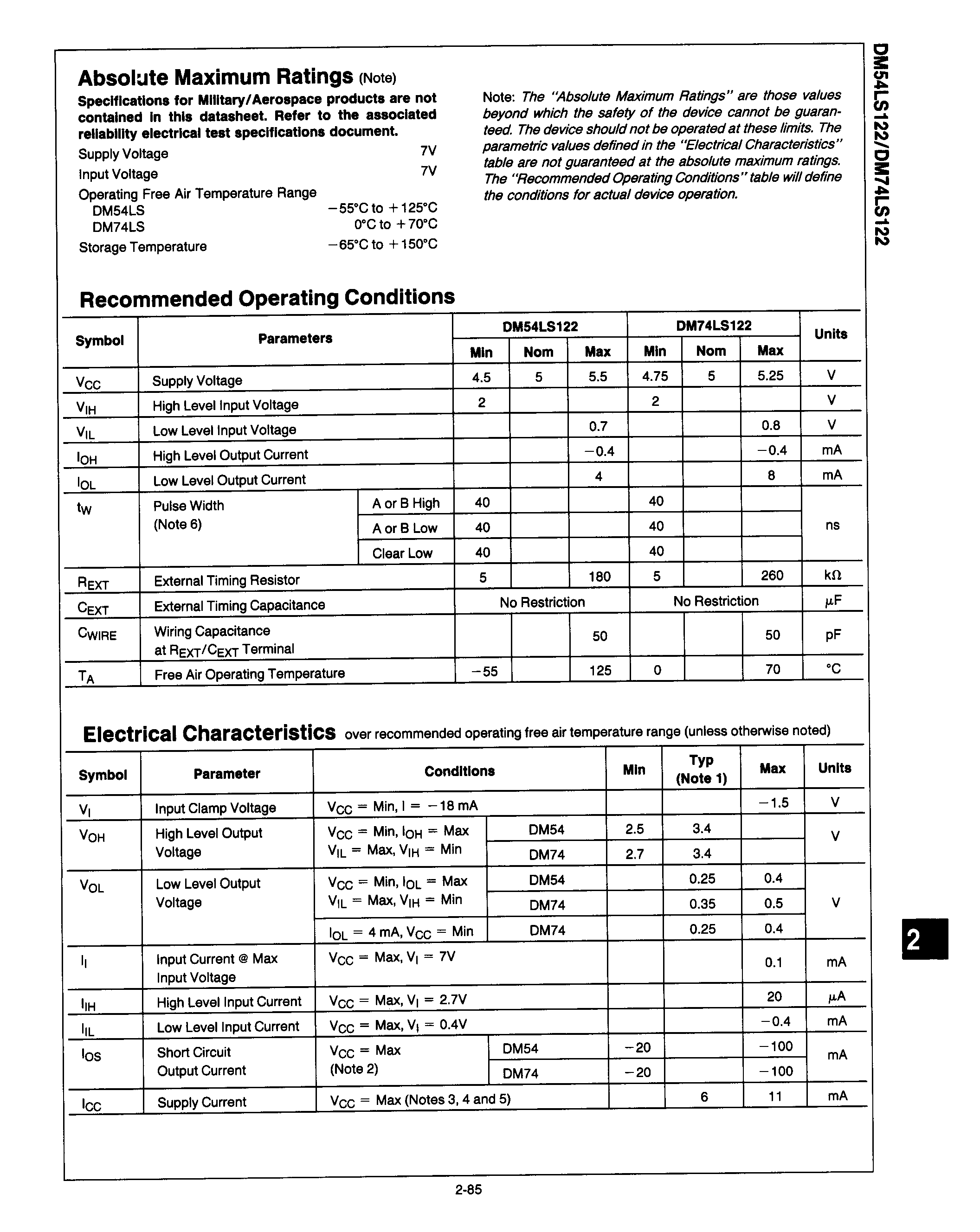 Rochester Electronics DM54LS122J/B for sale