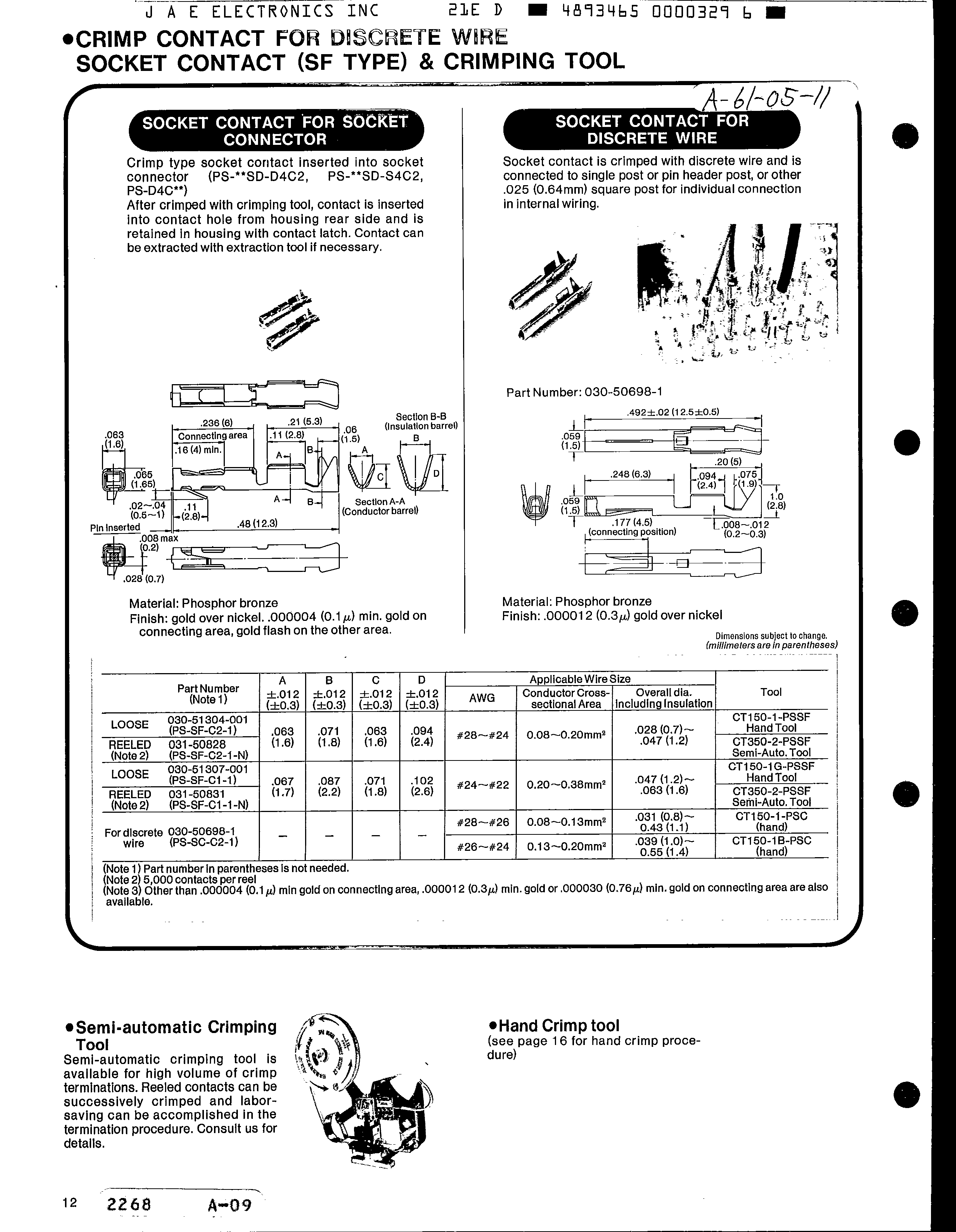 JAE Electronics 030-51307-001 for sale