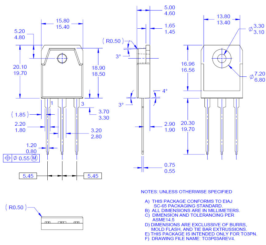 onsemi FGA50N100BNTDTU for sale