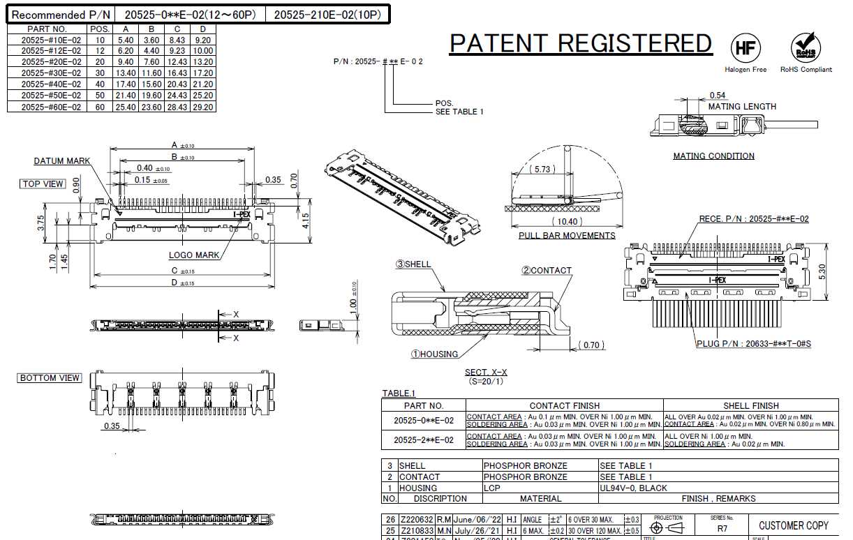 I-PEX 81786-100B-02-D for sale