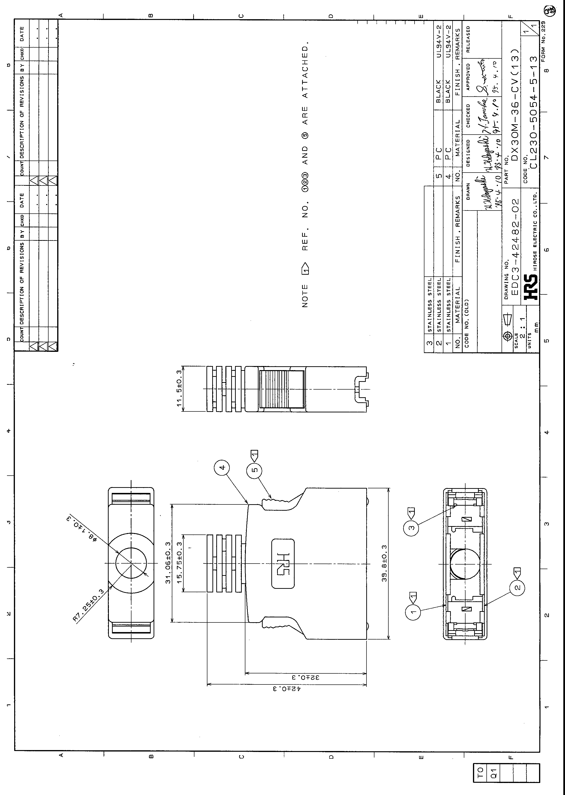 HRS DX30M-36-CV(13) for sale