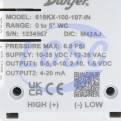 Dwyer 616KX-200-200-IN for sale