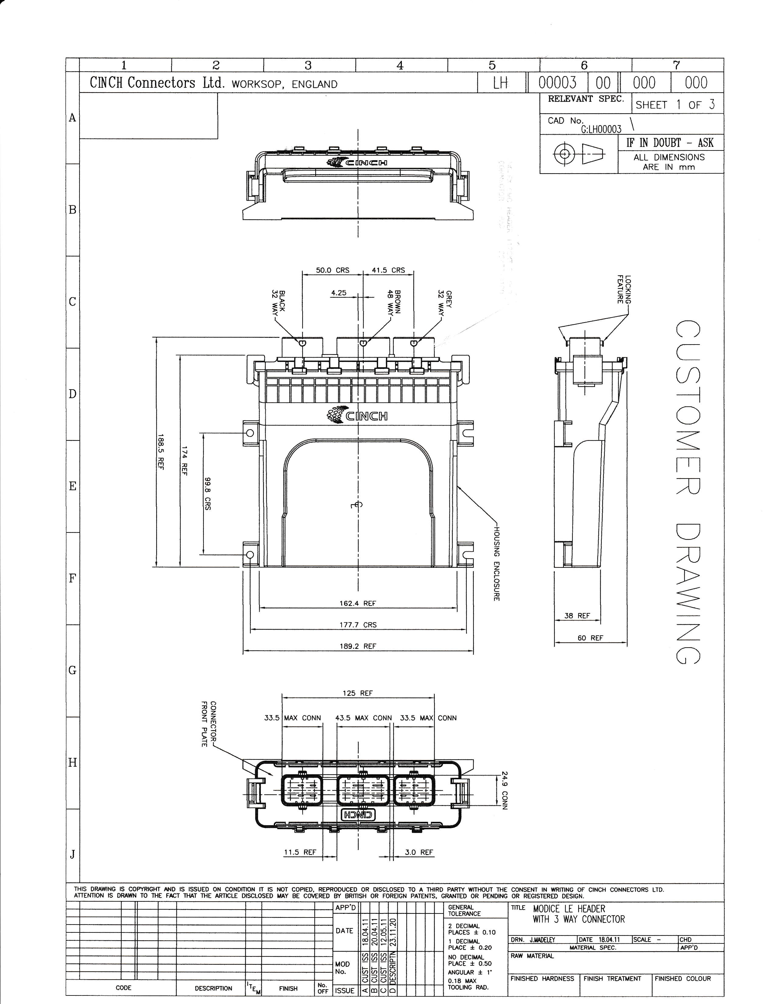 CINCH LH0000300000000 for sale