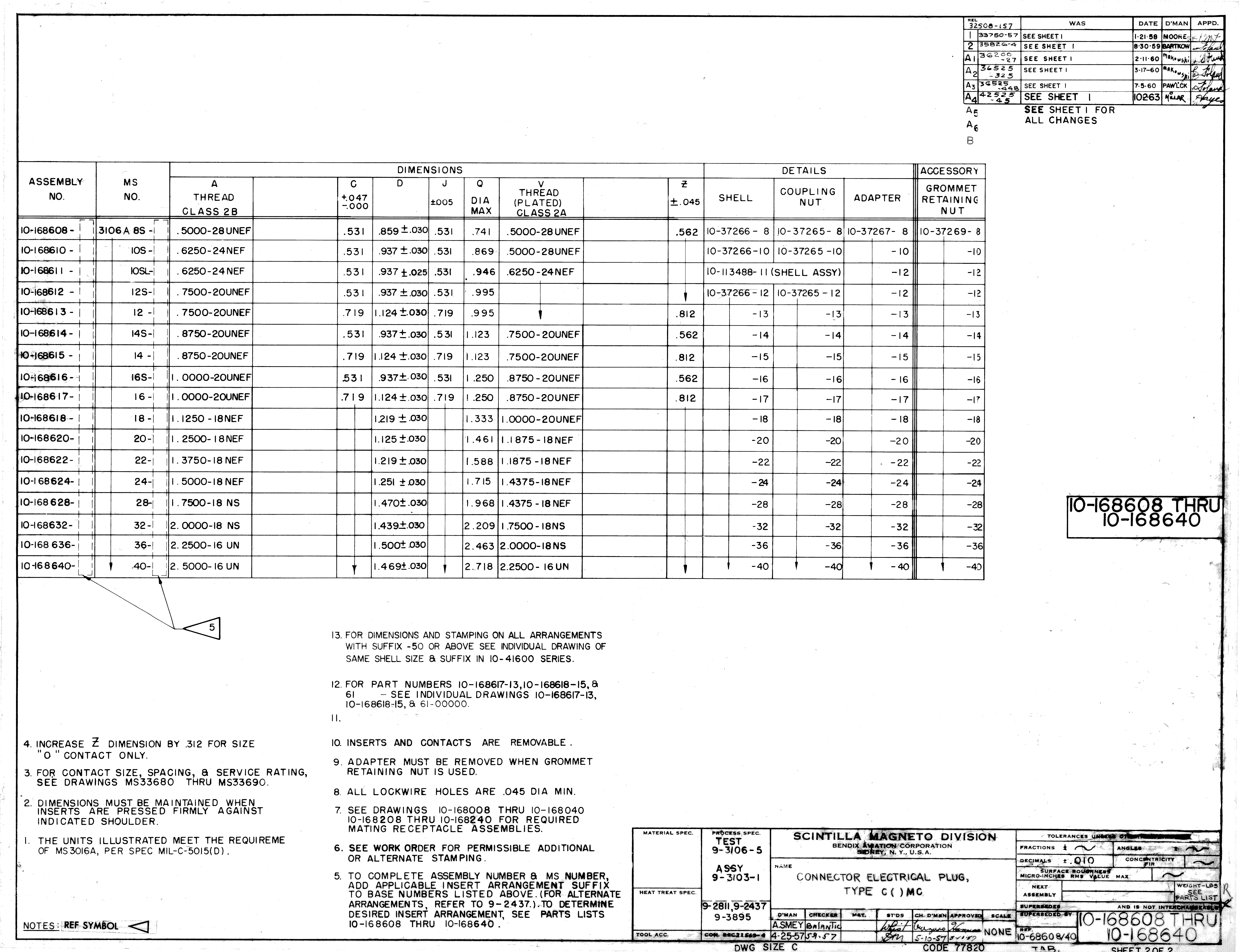 Amphenol MS3106A16-10S for sale